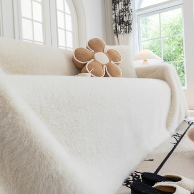 Mink Fur Thickened Sofa Cover Towel Universal High-Grade Plush Winter Cover Blanket All Wrapped Cover Cover