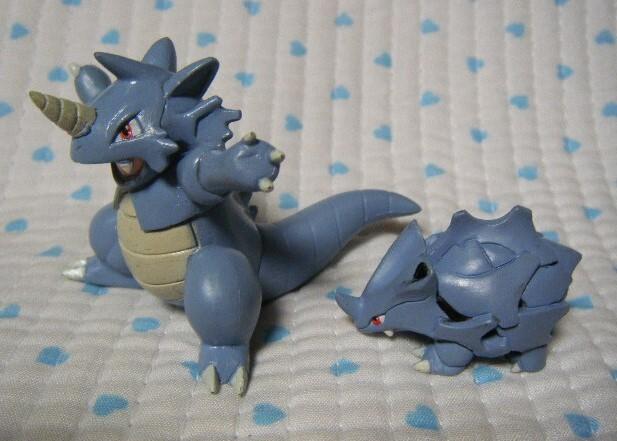 TAKARA TOMY 3D Encyclopedia 8 Figures Production Pokémon Pokémon Vol. (2 Figures) [Rhyhorn & Rhydon] @Early