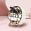 Desktop Dust-proof Cosmetic Brush Storage Box Multi Grid Cosmetic Finishing Box Eye Shadow Mouth Red Lip Glaze Storage Boxes