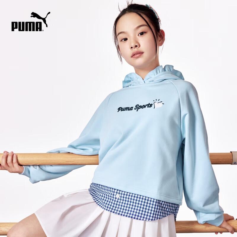 Puma Girls Autumn Long-Sleeve Hoodie 120cm