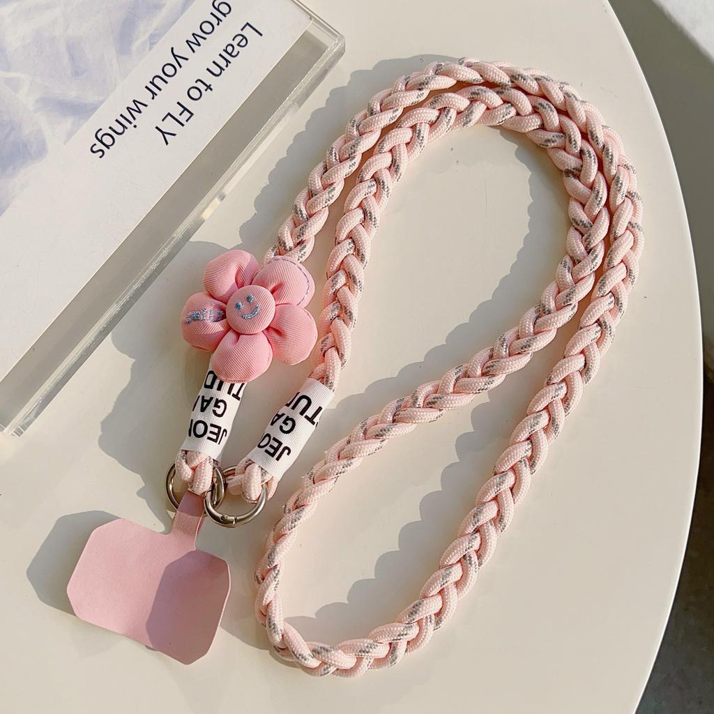 Can Be Carried Outdoor Mountaineering Mobile Phone Lanyard Women's Belts Woven Hanging Ornaments Anti Loss Lanyards Neck Strap