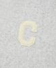 COVERNAT C Logo Lambswool Zip-Up Hoodie Knit Gray