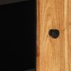 Sideboard with 2 Doors 90x33x75 Cm Solid Acacia Wood