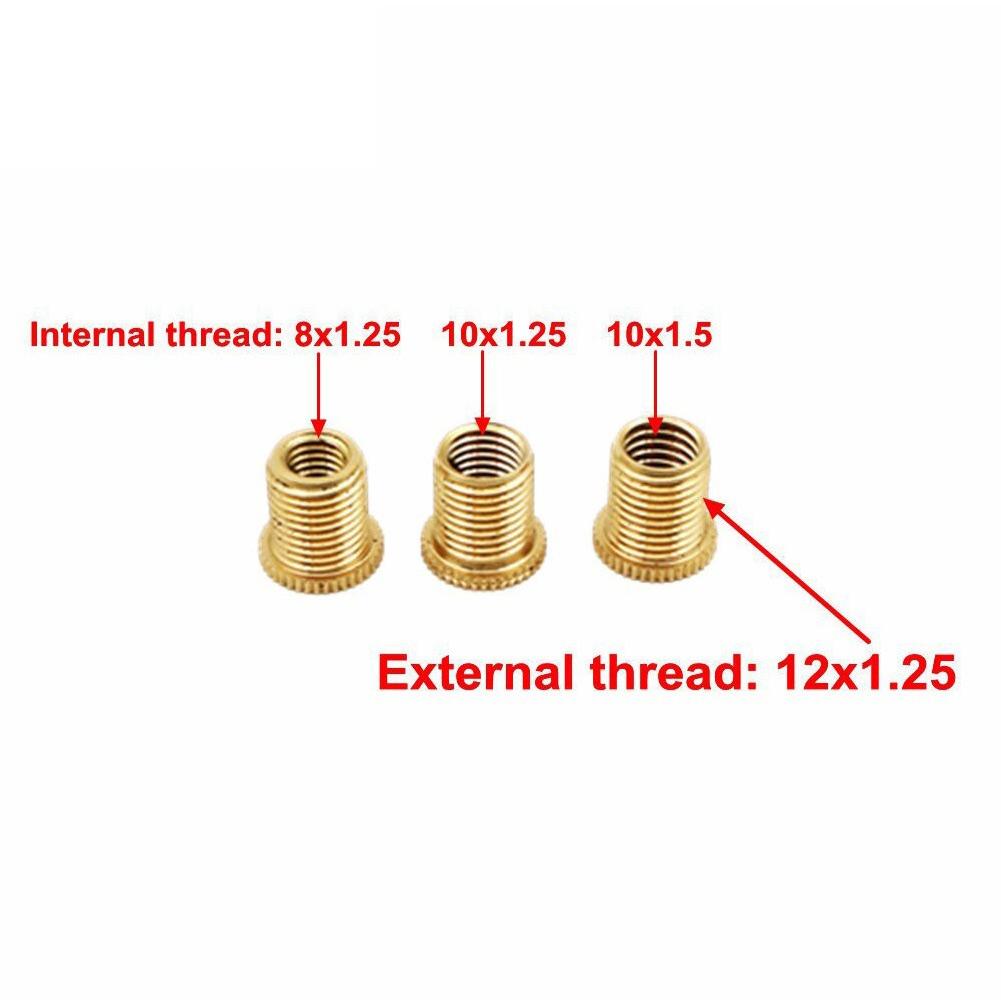 5Pcs GoldGear Shift Knob Thread Adapter Nut Insert Kit M10x1.25 Accessories AU
