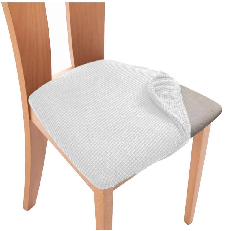 Office Home Square Chair Cushion Cover With Elastic Arched Seat Protector For Modern Style Decor