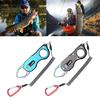 Stainless Steel Fish Lip Grip Grabber with Anti-Lost Rope Fish Holder Tool