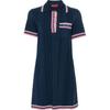 Stripe Detail Knitted Polo Dress 788864-XKD26-4915