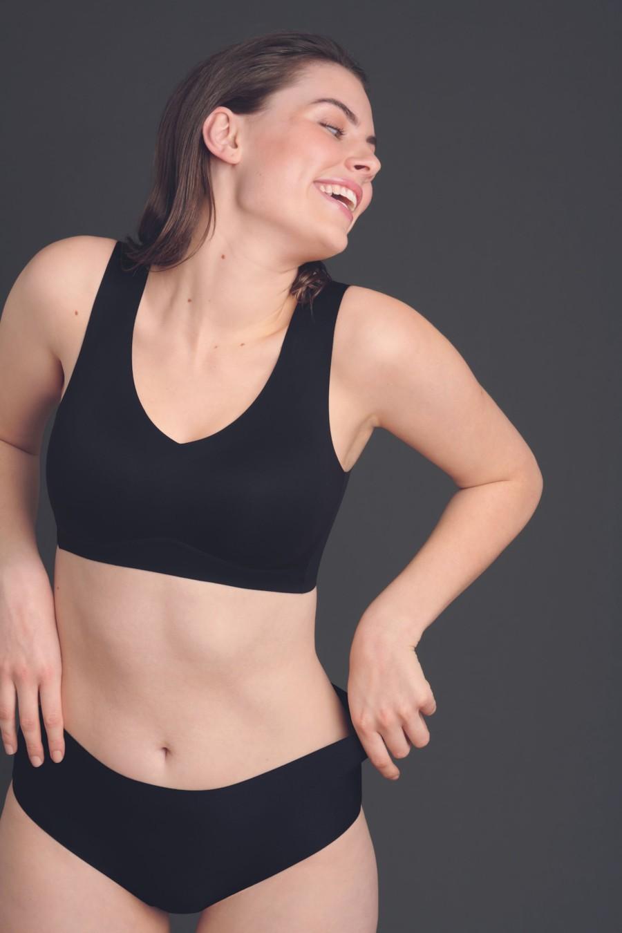 

Топ із ущільненою чашкою Anita (84067) 70B прозорий колір чорний