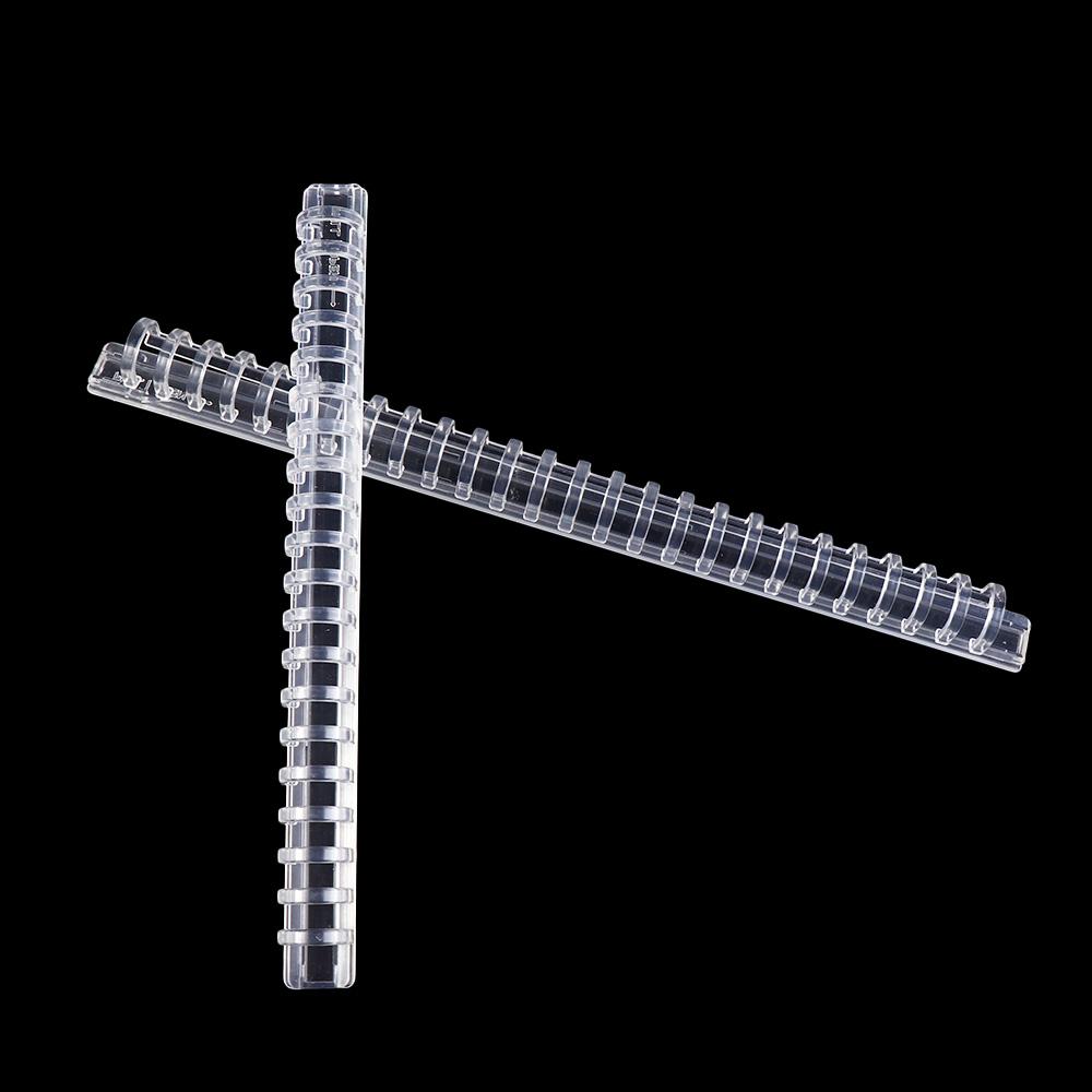 Plastic Comb Bindings Binder Circle Ring Notebook Binding Spines Loose Leaf Book Binder Rings