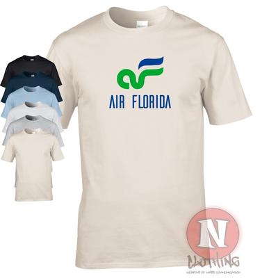 Aire Florida T-shirt Klasyczny Samolot Obserwatorzy US Linia Lotnicza Załoga Lotniska