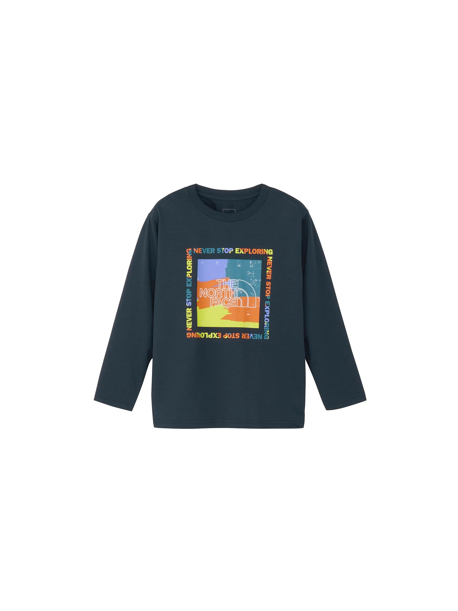 

The North Face Getmoted Graphic Urban Size Long Sleeve Cut and Sewn ES Tee, Navy, 150, T-Shirt, L/S,