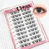 Milk Tea Planet glue-free false eyelashes, light female group, distinct roots, natural simulation, novice false eyelashes