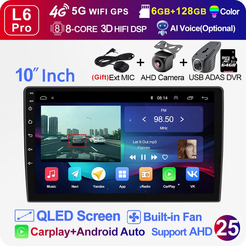 

LEHX L7 Plus 7/9/10 2Din Android 14 Carplay autoRadio Car Radio Multimedia Stereo For toyota Hyundai Kia Volkswagen Jeep Fiat