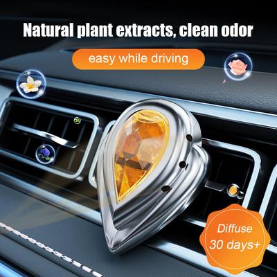 Óleo Essencial Vegetal Natural Saída de Ar Condicionado Automotivo Aromaterapia Ambientador de Interior de Carro Perfume de Proteção Ambiental