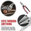Multifunctional Wire Stripping Pliers Anti Slip Handle Aviation Snips Metal Sheet Shear  Linesman