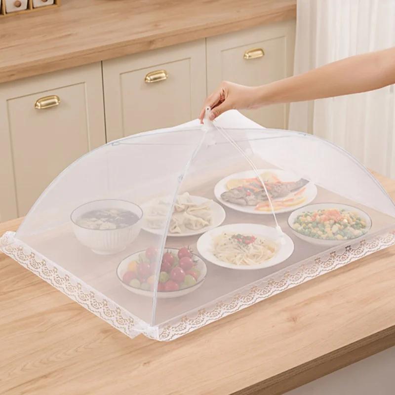Mesh Large and Tall Food Covers, Pop-Up Mesh Food Covers Tent Umbrella for BBQs, Screen Tents, Parties Picnics, Fruit Cover