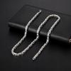 Silver Men' Bracelet THICK ROYAL Byzantine + FREE