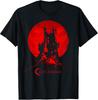 Castlevania Gruppenbild T-Shirt mit Rotem Mond Design