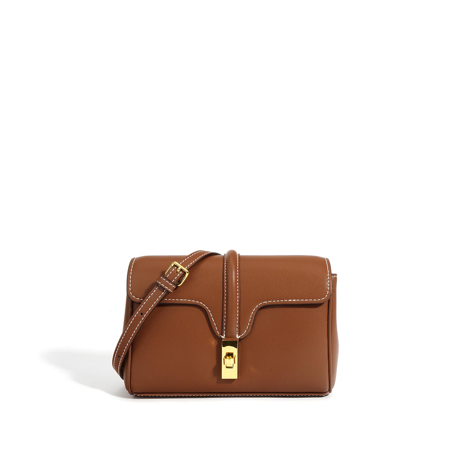 

Сумка Женская Новая Сумка для Поездок Универсальная Наплечная Сумка-Мессенджер Маленькая Квадратная Сумка коричневый