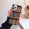 Vintage Book Library Book Shelf Phone Case for iPhone 17 Air 16 15 14 12 13 PLUS 11 PRO MAX Cover Fundas Shell