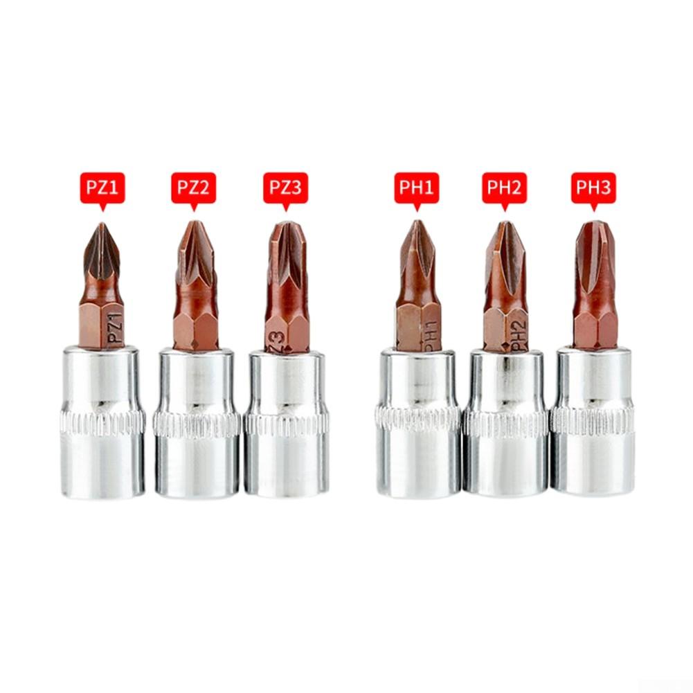 Bit Cross Screwdriver For Electrician Mechanic PH1 PH2 PH3 PZ1 PZ2 PZ3