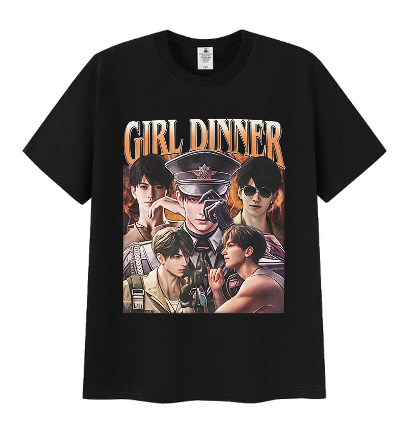 

Cute Girl Dinner Caleb Graphic T Shirt Love and Deepspace Novelty Short Sleeve TShirts Unisex Summer High Quality Cotton T-Shirt 4XL
