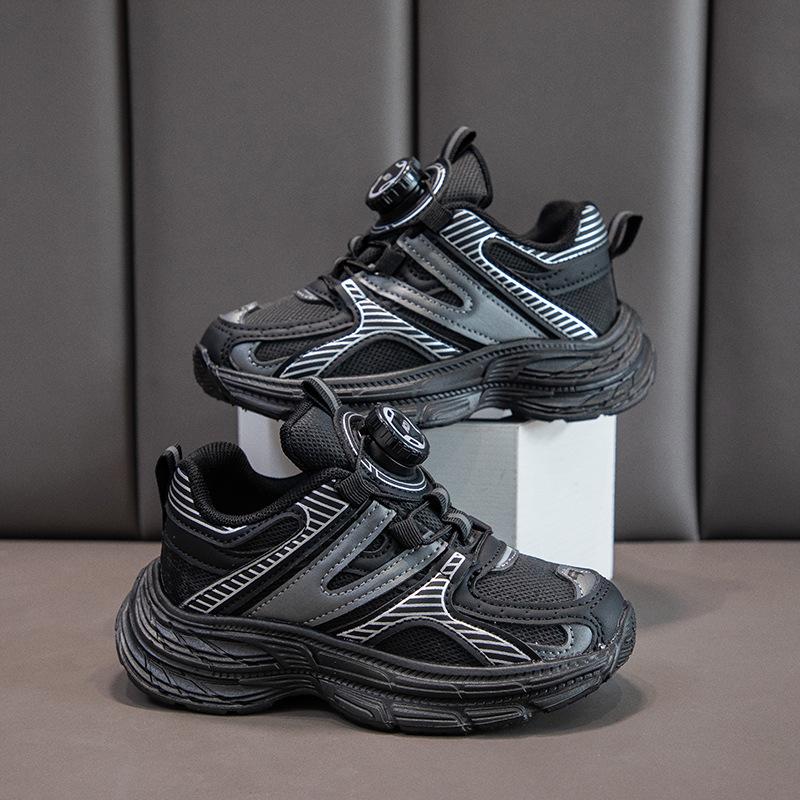 2025 Girls Sports Shoes Soft-soled Children's Dad Shoes Autumn New Korean Version Casual Shoes Versatile Non-slip Running Shoes