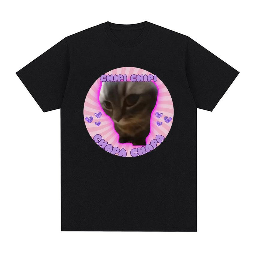 Ich bin kontaminiert Lustige Katze Meme T-Shirt Sommer Herren Damen Kleidung Humor T-Shirts Reine Baumwolle Lockeres Oversize T-Shirt Streetwear