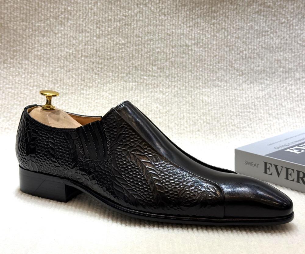 

Fashion Men s Genuine Leather Suede Monk Strap Dress Shoes Classic Gentleman Pointed Toe Buckle Business Casual Suit Footwear 46