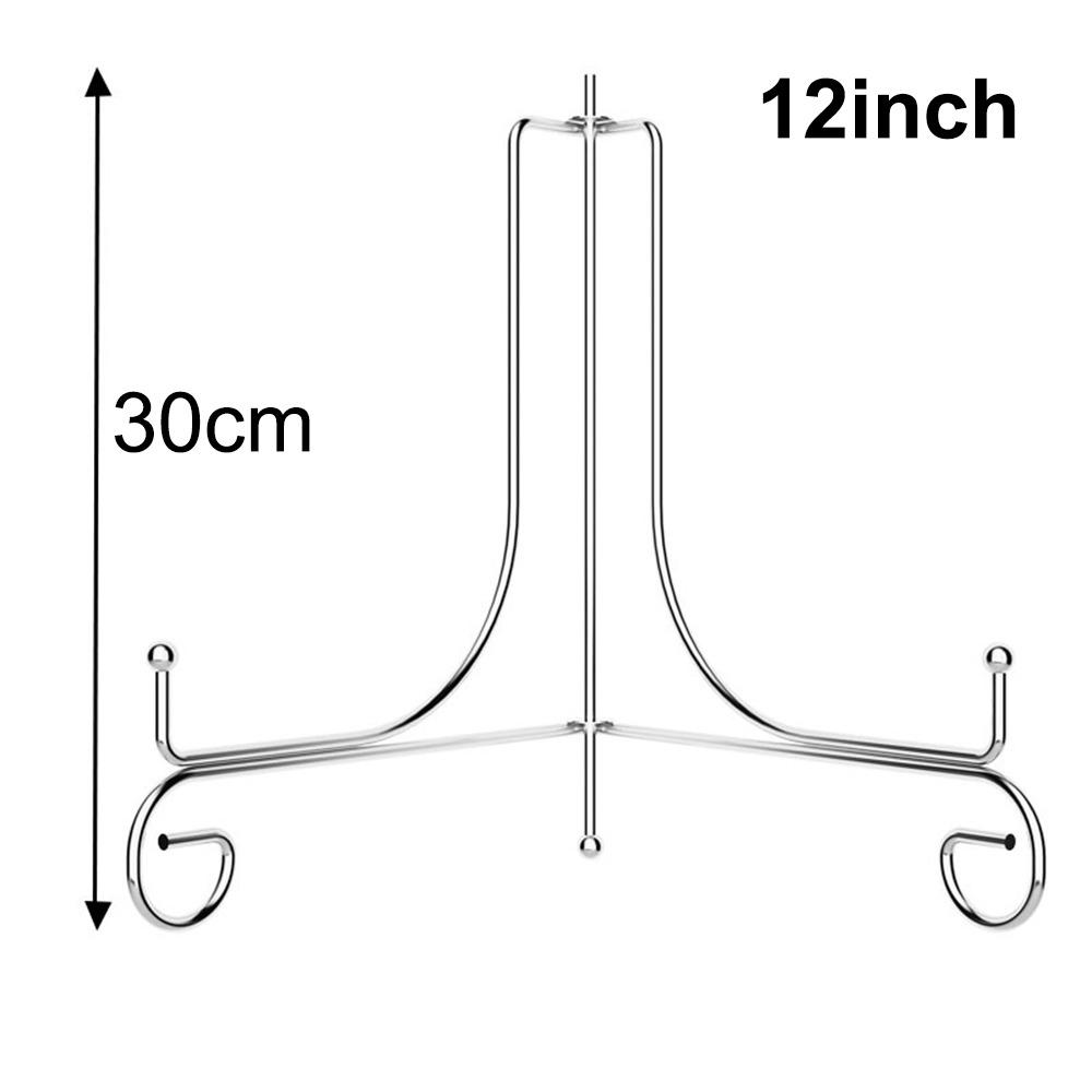 4 6 8 10 12inch Plate Stands Iron Photo Pedestal Durable Display Stand  Home Decoration