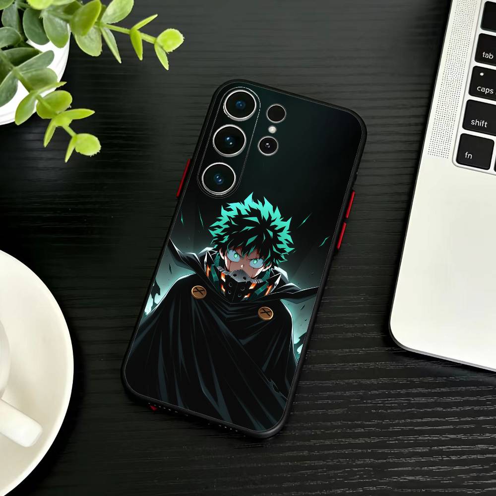 Katsuki Bakugo E-Hero Academia Phone Case For Samsung S26,S25,S24,S23,S22,S21,S20,S30,Ultra,Plus,Fe,Note,5G Black Cover