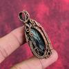 Seraphinite pendant copper wire wrapped pendant handmade pendant copper jewelry original gemstone pendant wire wrap jewelry anniversary gift