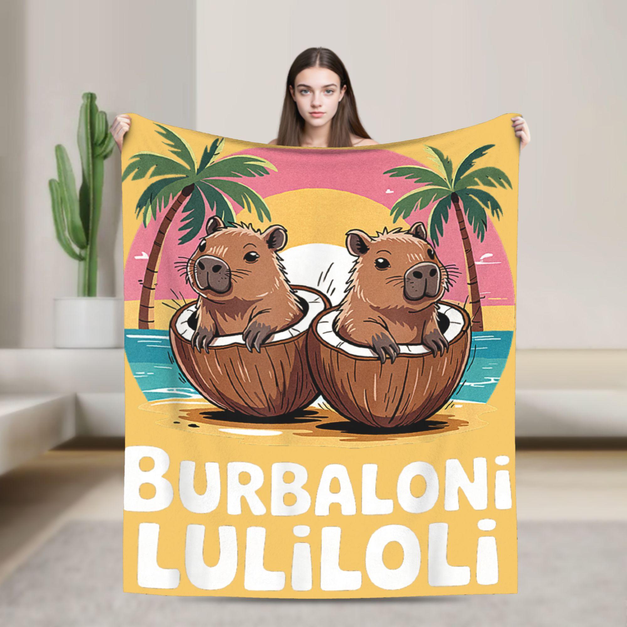

Soft Warm Blankets Travel Office Funny Christmas Italian Brain Rot Italian Brainrot For Couch Chair Print Sofa Bed Cover 30x40in