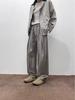 Men's Retro Slim Fit Striped Dress Pants - Casual, Loose, High Street Style for Spring and Autumn