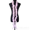 11G Flat Top Clothing Accessories Diy Material Turkey Plush Strip Scarf Crafts Accessories New