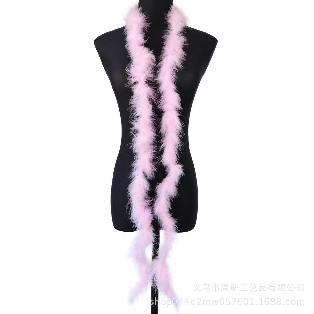11G Flat Top Clothing Accessories Diy Material Turkey Plush Strip Scarf Crafts Accessories New