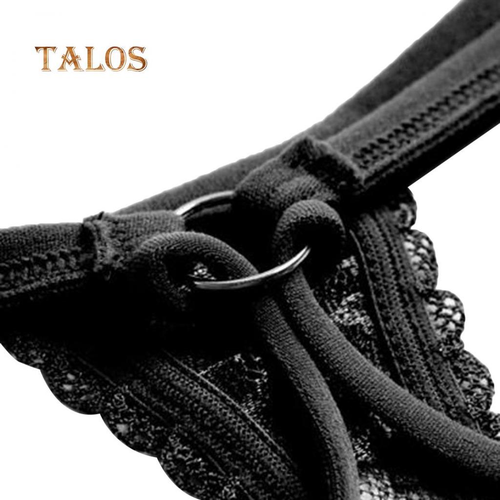 Talos Sexy Lace Strap G-String Hollow Out Elastic Thong Underwear Women's Underpants Soft Brief