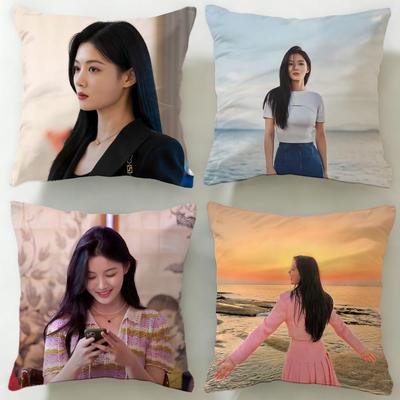 Beliebte Schauspielerin Kim You Jung Kissenbezug Weich & Leicht zu Waschen – Vielseitig für Sofa, Bett, Reisen und Büro