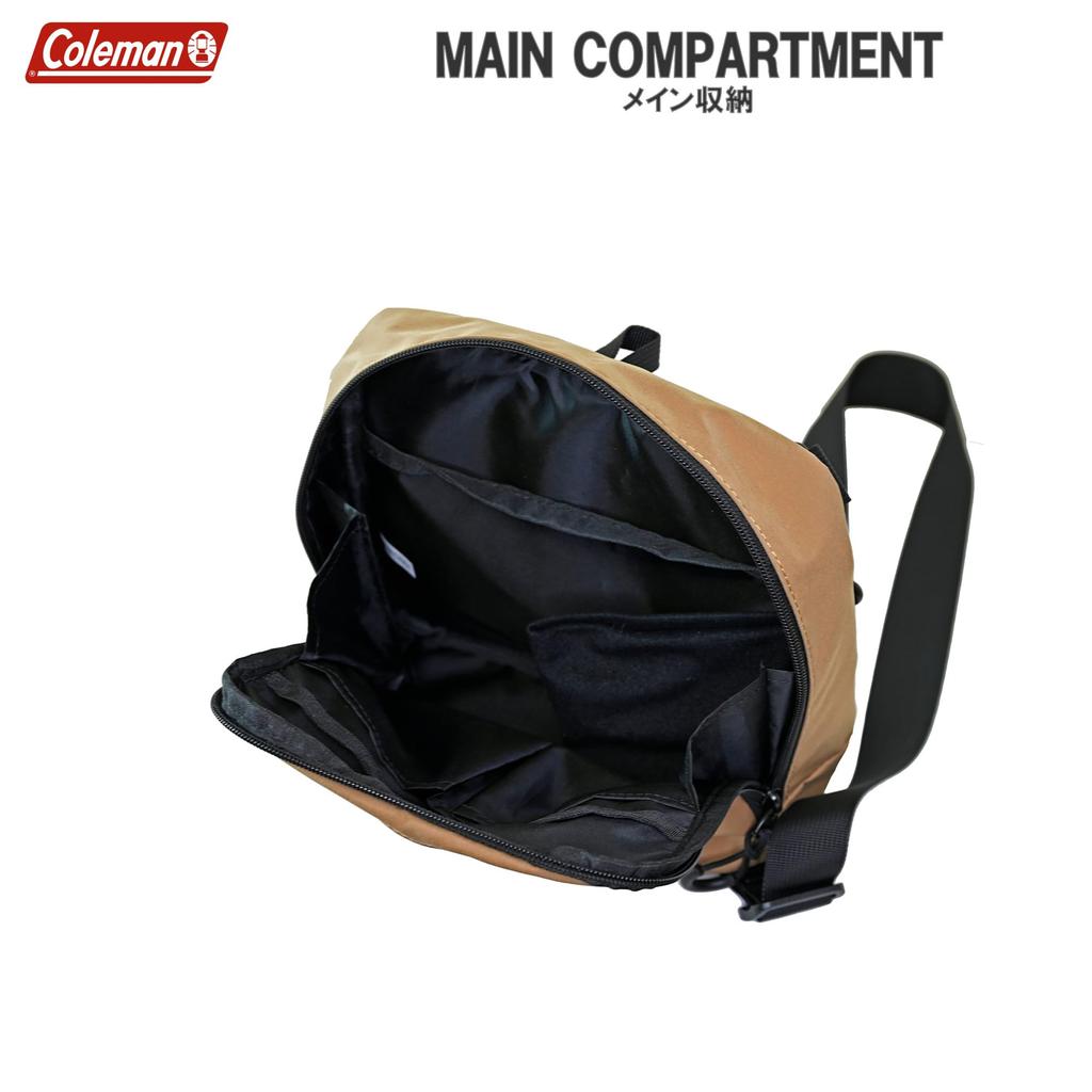 Etsumi Coleman Camera Coleman Square Shoulder Bag Shoulder Brown & Bag, 3.2L [Detachable Strap/Back Pocket] VCO-8800