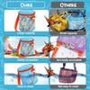 Portable Shelling Collecting Tools Beach Mesh Bag Extra-Large Adjustable Straps Beach Storage Bags Net Backpack Bags Beach
