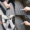 12-Piece Tyre Repairing Tool Set with T-Handle Plug, Tire Repair Replacement Needles for Efficient Fixing