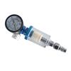 Pneumatic Tools In-line Oil Water TrapFilterSeparator Air Adjusting Regulator with Pressure Gauges Water TrapFilter