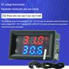 DC4 to 30V 1m Digital Single Voltmeter and Thermometer Temperature Sensor Detector with NTC 10K 3950 Probe Tester Gauge