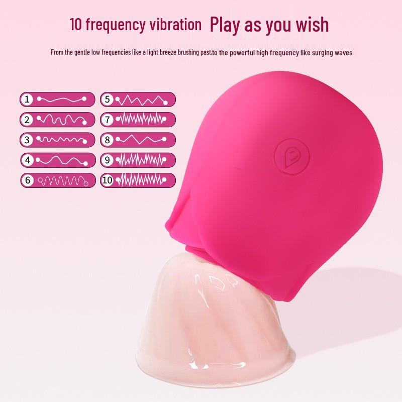 Xiang Jian Huan Rose Flower Vibrating Masturbator for Women - Multi-Frequency Vibrator for Adult Use, In Stock