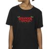 Netflix Girls Stranger Things Christmas Lights Cotton T-Shirt