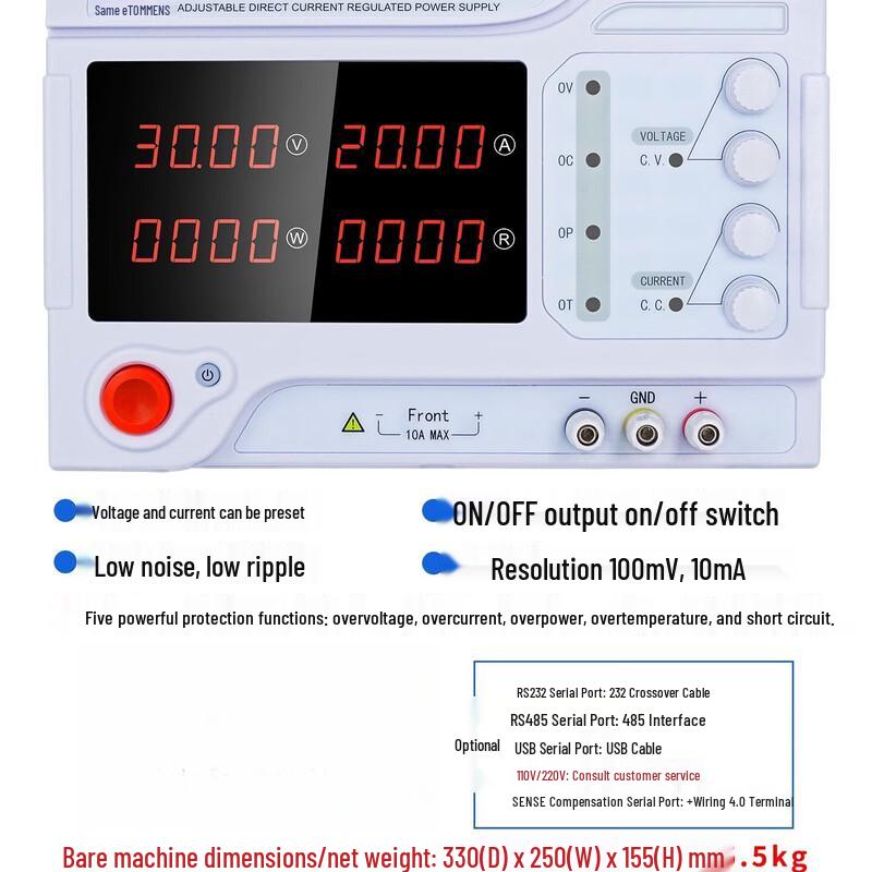 

Rongyu eTM-4005 DC Adjustable Power Supply