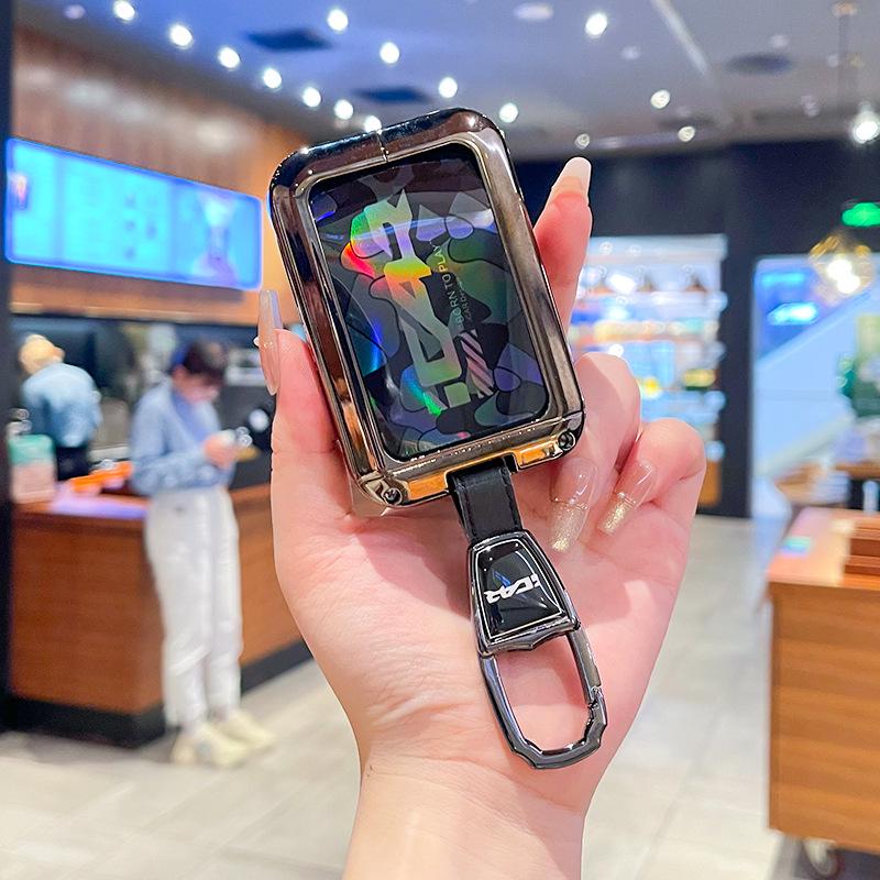 2025 Chery iCAR V23 Smart Bluetooth Key Case with Full Metal Shell and Buckle
