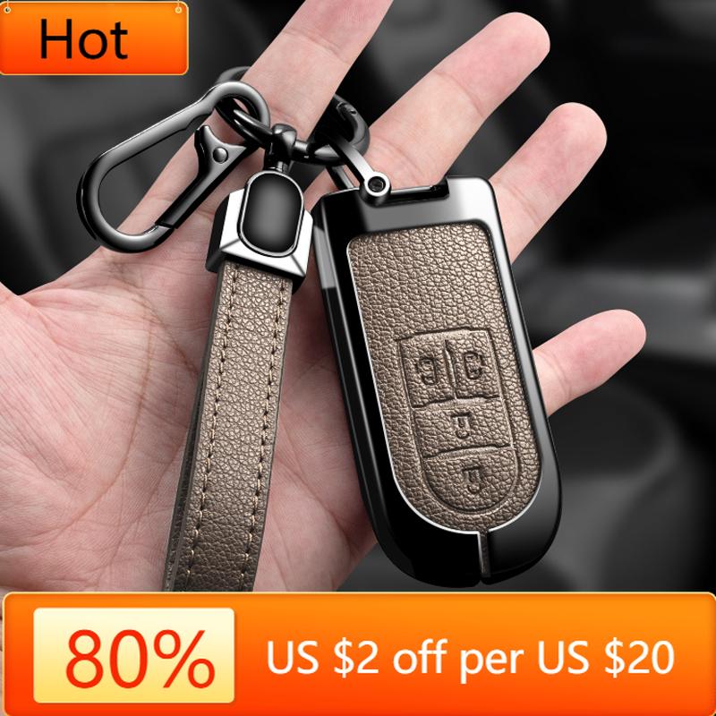 Interior Mouldings Zinc Alloy Car Key Case Cover Holder For Toyota Rush Passo Pixis Joy Epoch Daihatsu Tanto LA600S Moovecanvas