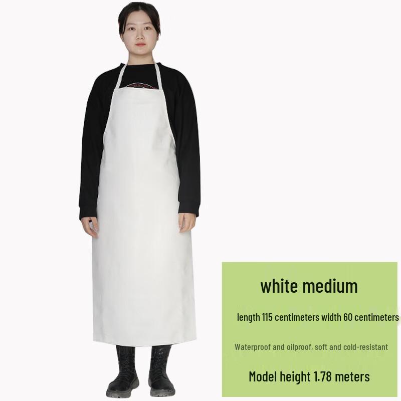 Allied Thickened Wear-Resistant Fleece-Lined Fabric Halter Apron 110cm