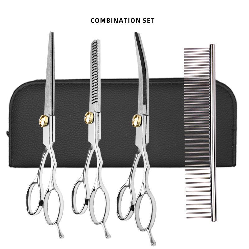 Professional Barber & Pet Hairdressing Scissors - Split Ends & Thinning Tools
